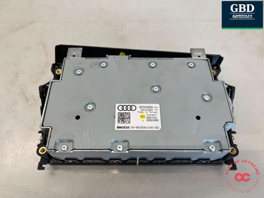 Varmeapparat betjening til Audi e-tron 2018-->>  (4KE 919 603 A|)