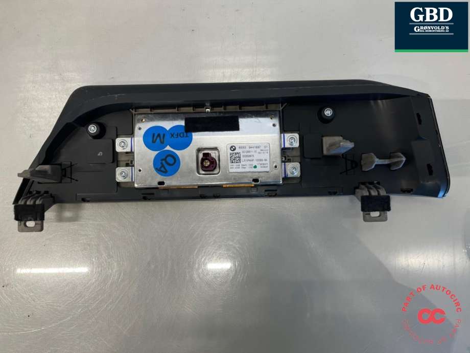 Bilstereo navigasjon skjerm til BMW 3-Serie 2018-->> (G20) (G20) (65 50 9 826 555|65 50 9 441 887|6550 9441887 01)