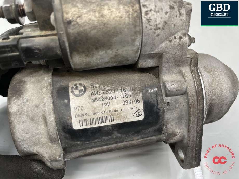 Starter til BMW 3-Serie 2005-2011 (E90/E91/E92/E93) (E90/E91/E92/E93) (12 41 7 610 343|12 41 2 354 701|)