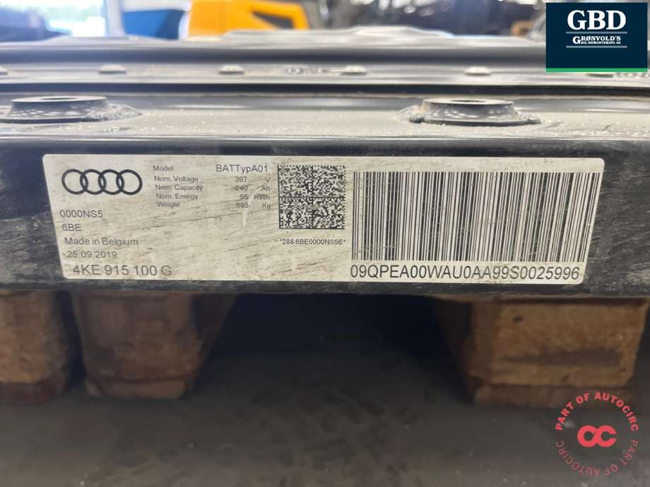 Batteripakke elbil til Audi e-tron 2018-->>  (4KE 915 910 BE|)