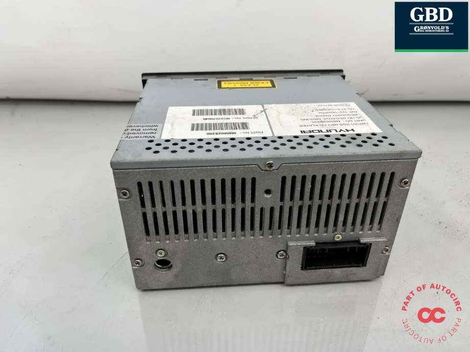 Bilstereo til Hyundai Santa Fe 2006-2009 (Type II, Fase 1) (NO PART ID|)