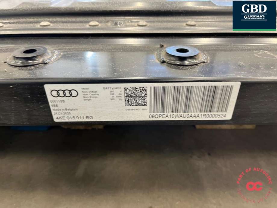 Batteripakke elbil til Audi e-tron 2018-->>  (4KE 915 911 BJ|)