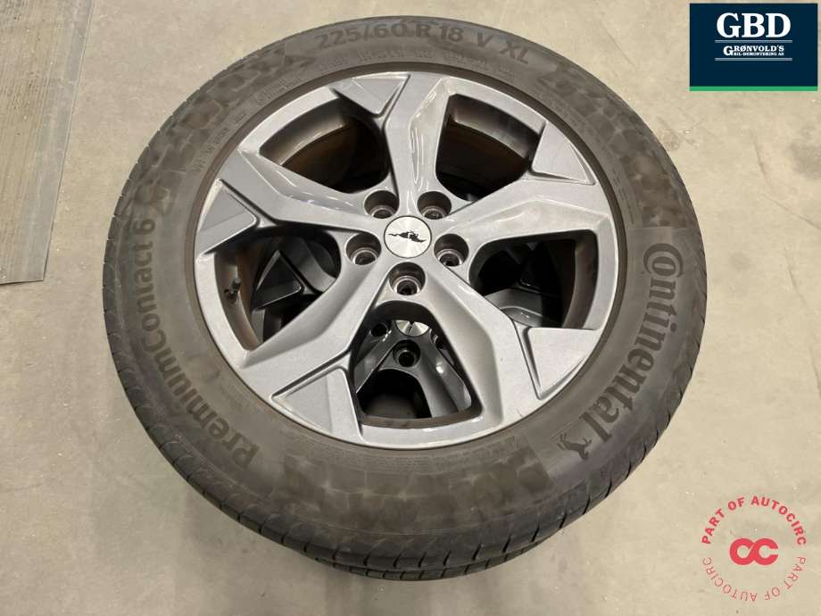 Hjulsett aluminium sommer til Ford Mustang Mach-e 2020-->>  (CONTI PREMUM CONTACT|225-60-18|18X7 ET 47|5|2|30-5MM PROD 4820)