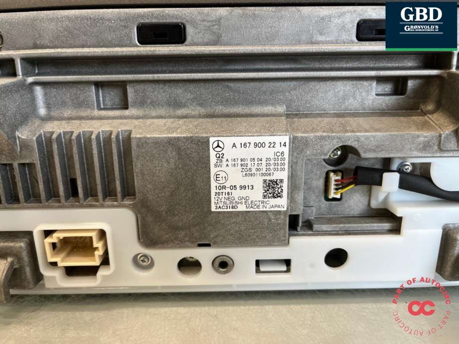 Instrumentpanel til Mercedes GLS 2016-->> (Fase 2) (X166) (X166) (A 167 900 22 14|)
