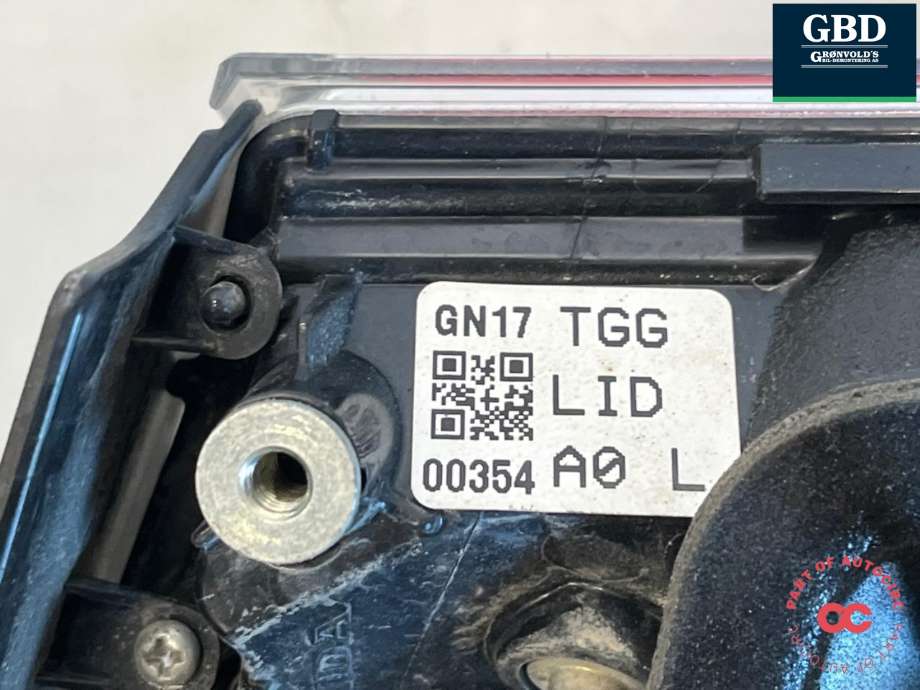 Baklykt venstre indre til Honda Civic 2017-->> (Type X) (34155-TGG-A02|)