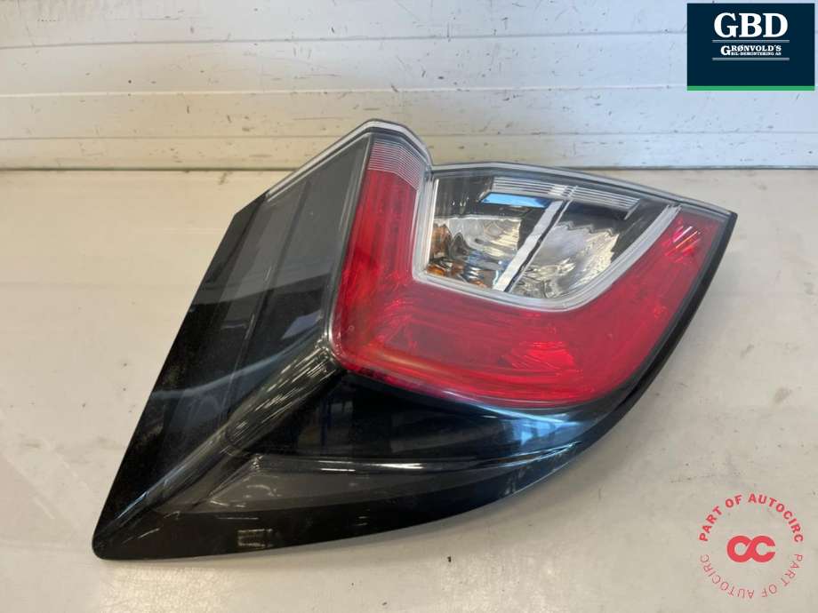 Baklykt venstre ytre til Honda Civic 2017-->> (Type X) (33550-TGL-G02|)