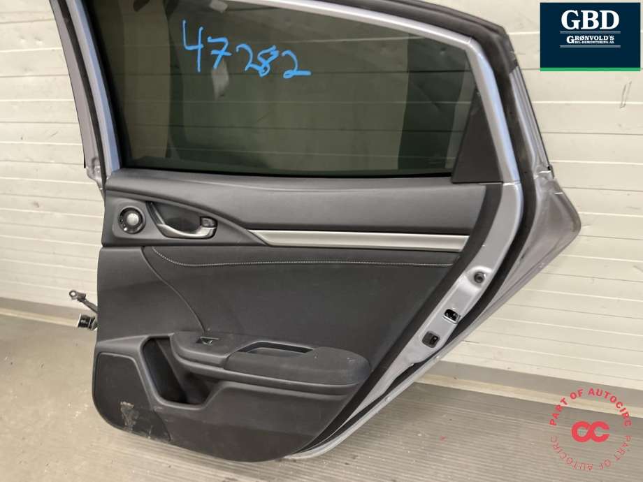 Dør høyre bak til Honda Civic 2017-->> (Type X)  (67510-TGJ-Q00ZZ|)