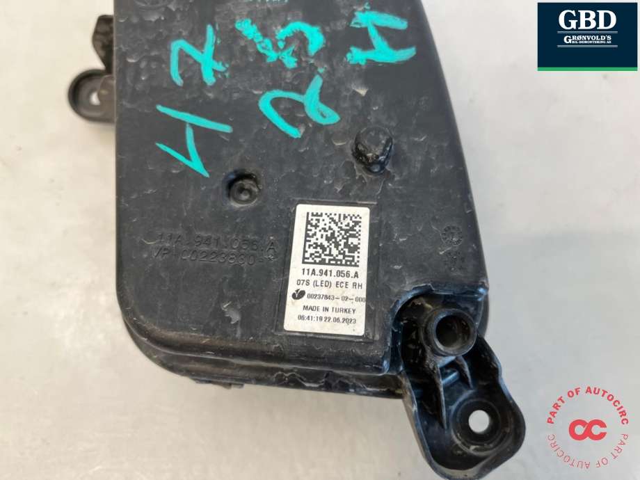 Tåkelykt høyre foran til VW ID.4 2020-->> (11A 941 056 A|)