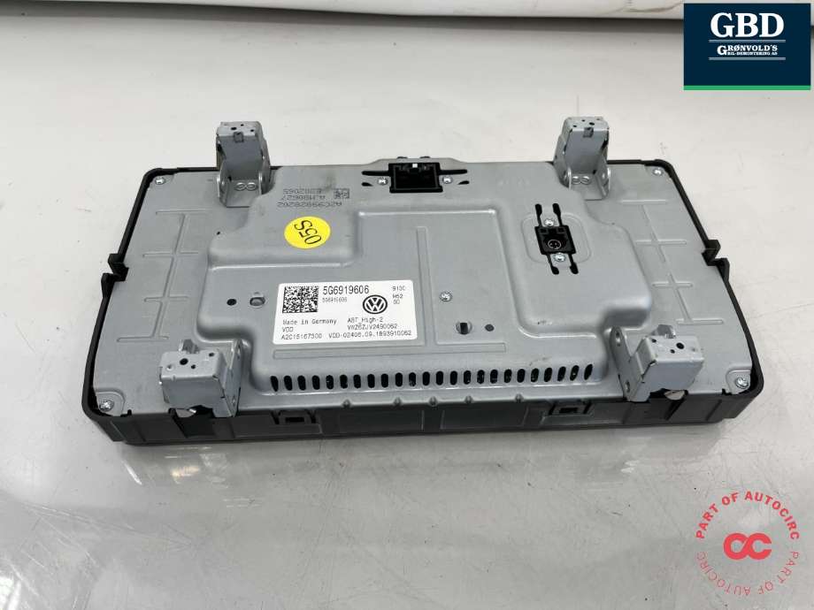 Bilstereo navigasjon til VW e-Golf 2017-2020 (Fase 2)  (5NA 035 020 C|5NA 035 020 CX|)