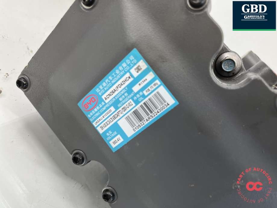 Aircondition kompressor elbil til BYD Sealion 2024-->> (13719650-00|)