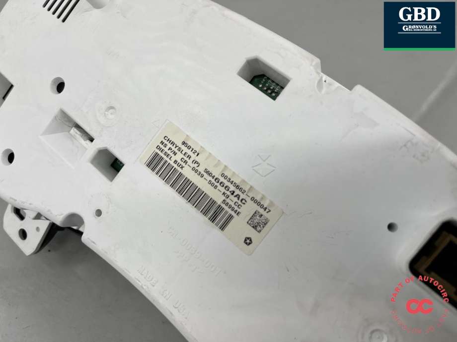 Instrumentpanel til Jeep Grand Cherokee 2012-2020  (56046664AB|)