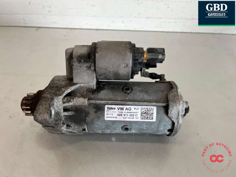 Starter diesel til VW Transporter / Caravelle 2019-->> (T6.1) (T6.1) (02E 911 022 C|02E 911 022 CX|)