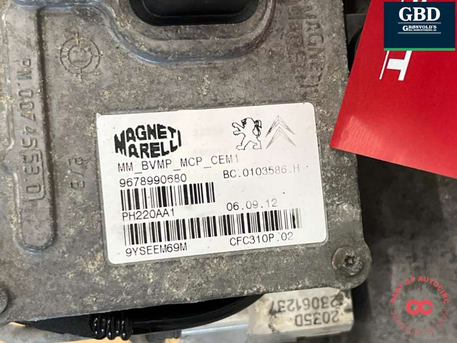 Girkasse automat til Peugeot 508 2011-2014 (Type I, Fase 1)  (2231 S7|)