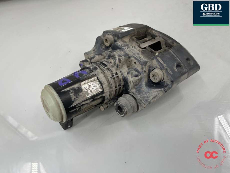 Bremsecaliper venstre bak, elektrisk til Tesla Model S 2013-2016 (Fase 1)  (1021252-00-G| 1021252-00-D|1042641-00-C| 1042641-00-B|6006434-00-B| 6006434-00-C| 1007888-00-B)