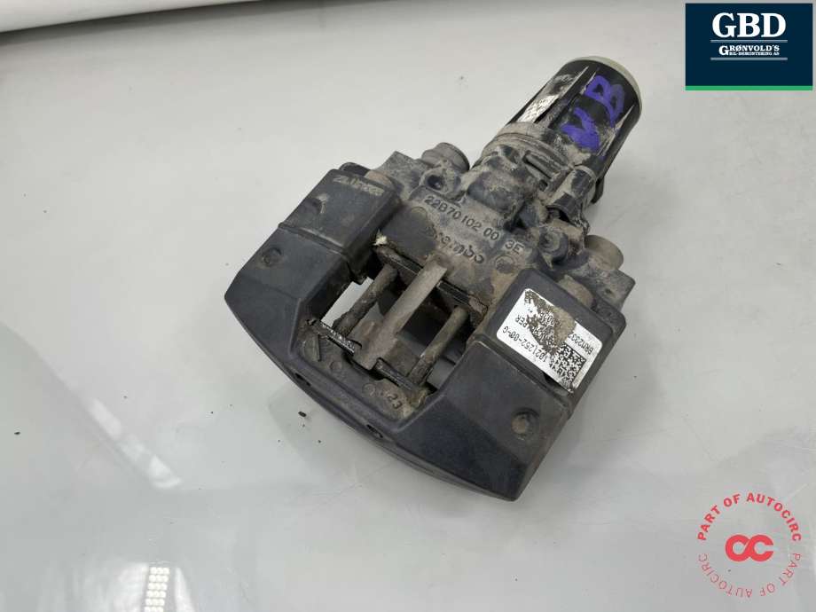 Bremsecaliper venstre bak, elektrisk til Tesla Model S 2013-2016 (Fase 1)  (1021252-00-G| 1021252-00-D|1042641-00-C| 1042641-00-B|6006434-00-B| 6006434-00-C| 1007888-00-B)