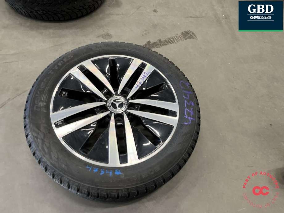 Hjulsett aluminium vinter til Mercedes CLA 2019-->> (C118) (C118) (NOKIAN HAKKAPELIITTA|205-55R17|PROD 3519 7|01 MM|ET44)