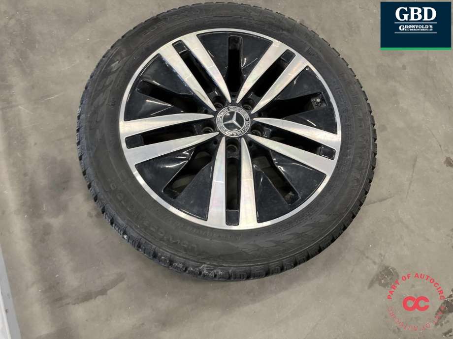 Hjulsett aluminium vinter til Mercedes CLA 2019-->> (C118) (C118) (NOKIAN HAKKAPELIITTA|205-55R17|PROD 3519 7|01 MM|ET44)