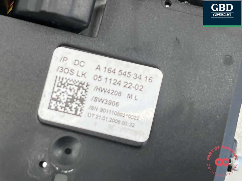 Bryter combi til Mercedes ML 2005-2011 (W164) (W164) (A 164 440 01 01|A 164 540 36 45|)