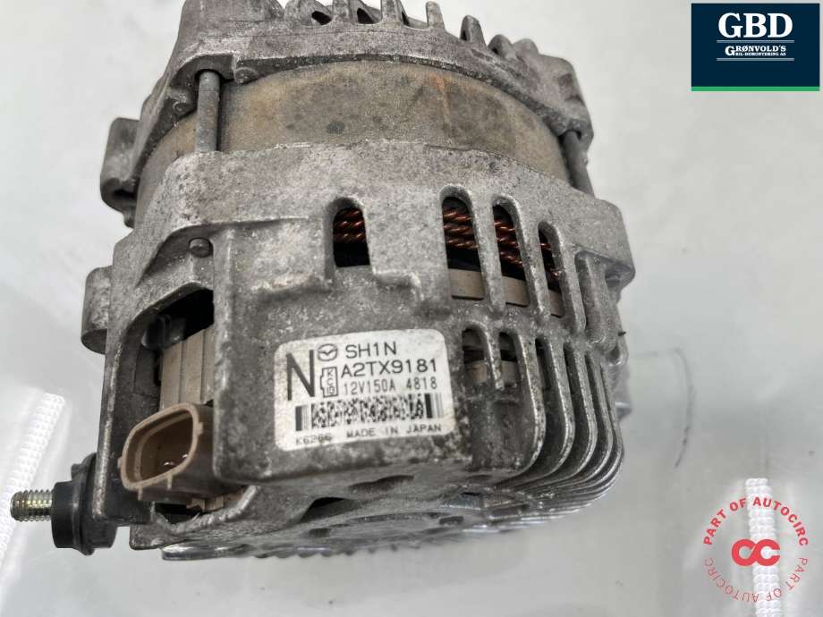 Dynamo diesel til Mazda 6 2015-2018 (Type III, Fase 2)  (SH1N18300|)