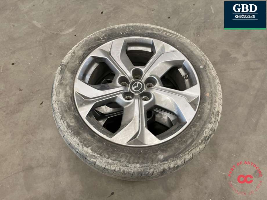 Hjulsett aluminium sommer til Mazda MX-30 2020-->> (BRIDGESTONE|215-55-18|18X7 ET45|PROD 2623 5MM)