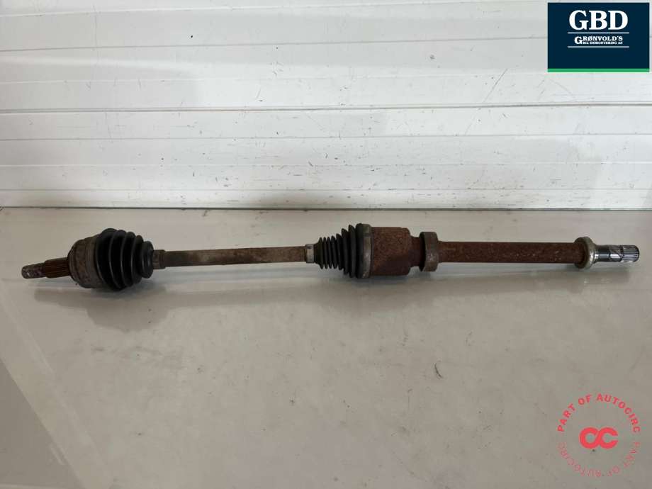 Drivaksel høyre foran, diesel/manuell til Renault Kangoo, 2008-2021 (Type II)  (391007525R)