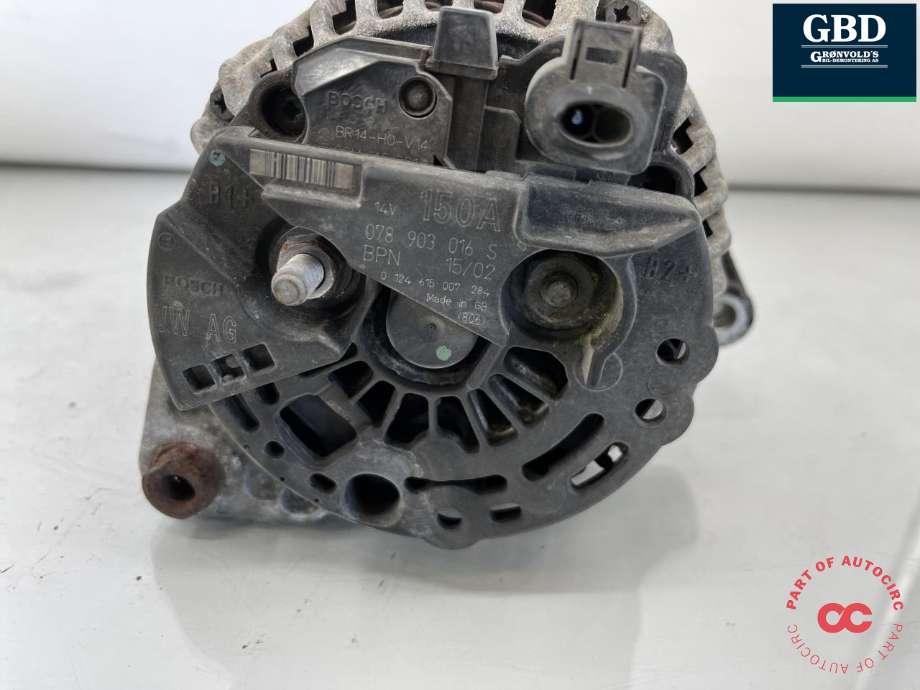 Dynamo til Audi A4 2001-2004 (Type II) (B6) (B6) (06C 903 016 BX|078 903 016 RX|078 903 016 SX)