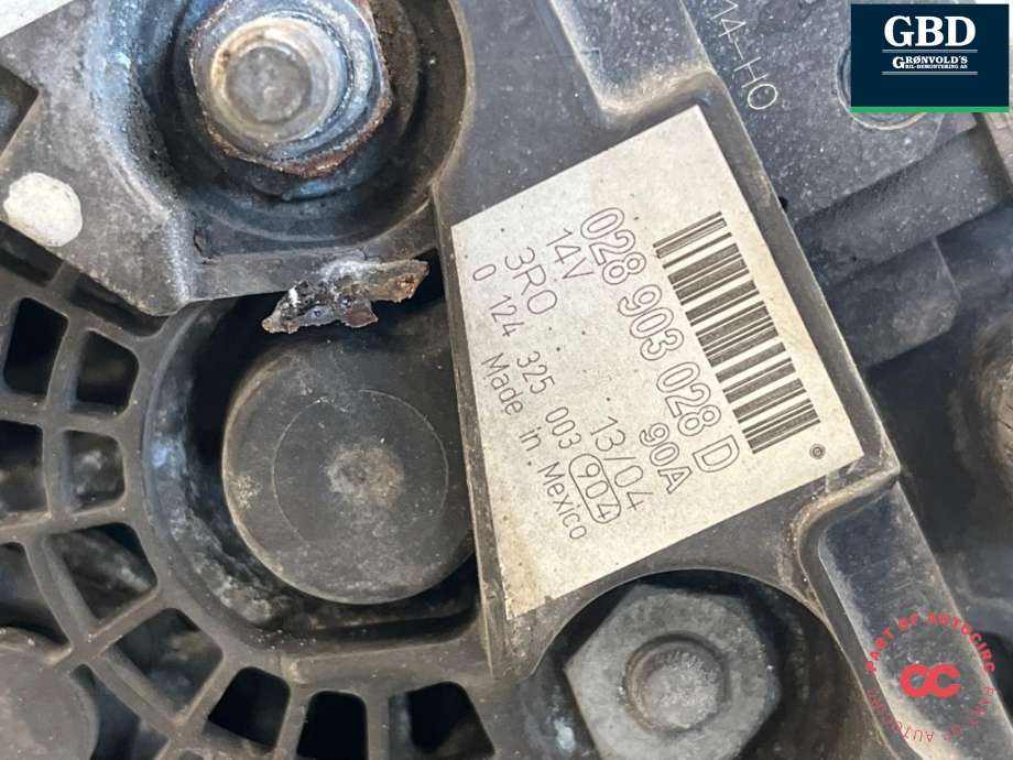 Dynamo til VW Beetle 1998-2010 (Type I)  (038 903 018 PX|JZW 903 021 EX|)