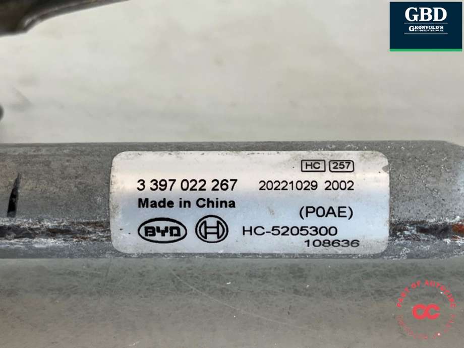 Viskeroverføring til BYD Han 2022-->> (12593144-00|)
