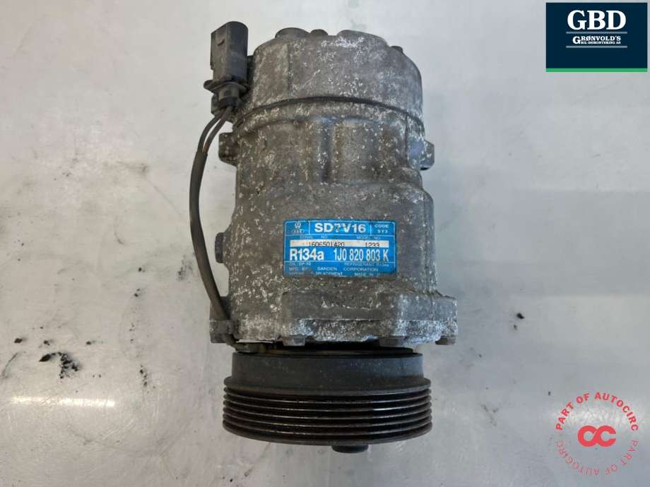 Aircondition kompressor til VW Beetle 1998-2010 (Type I)  (1J0 820 803 N|1J0 820 803 L|1J0 820 803 K)