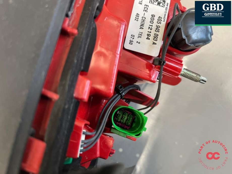 Baklykt venstre indre til Audi A6 2011-2014 (Type IV, Fase 1) (C7) (C7) (4G5 945 093 G|4G5 945 093 A|)