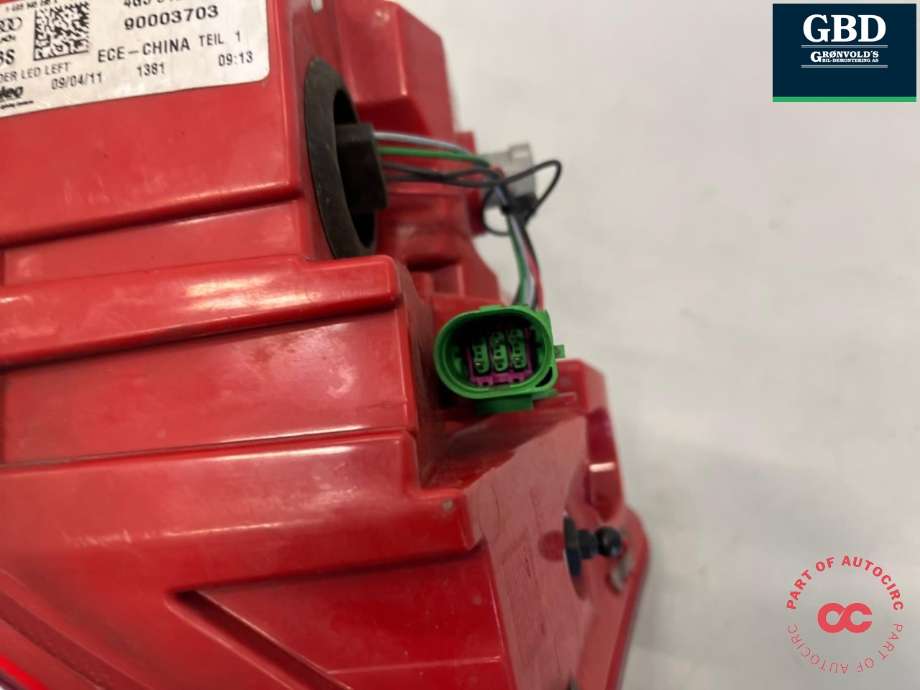 Baklykt venstre ytre til Audi A6 2011-2014 (Type IV, Fase 1) (C7) (C7) (4G5 945 095 G|4G5 945 095 A|)
