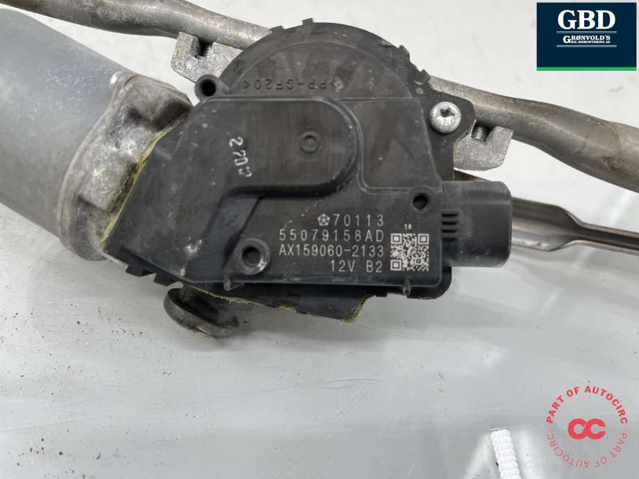 Viskermotor frontrute komplett m/overføring til Jeep Grand Cherokee 2012-2020 (55079158AD|68079854AA|)
