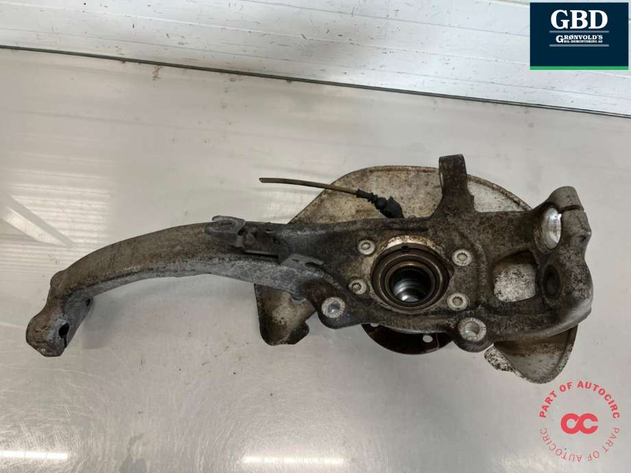 Hjulspindel venstre foran til Audi Q5 2008-2012 (Type I, Fase 1) (8K0 407 253 AA|)