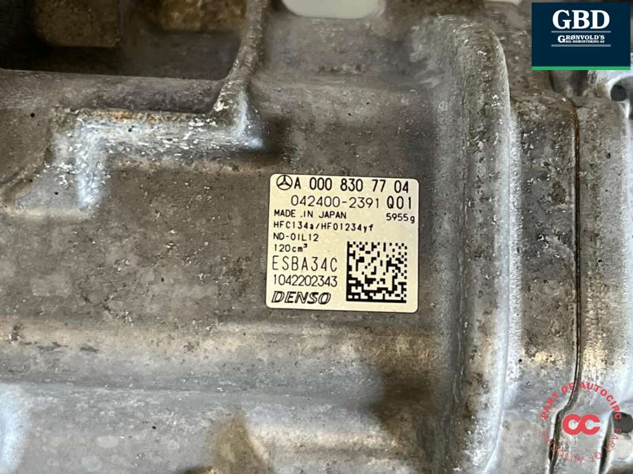 Aircondition kompressor elbil til Mercedes EQB 2022-->>  (A 000 830 78 04|A 000 830 77 04|)