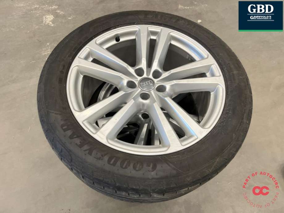 Hjulsett aluminium sommer til Audi Q7 2015-->> (Type II) (GOODYEAR|285-45-20|9JX20 ET33|PROD 1321 5-6MM)