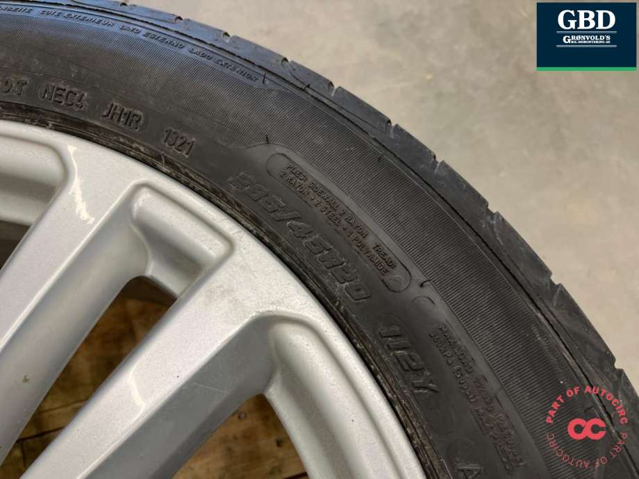 Hjulsett aluminium sommer til Audi Q7 2015-->> (Type II) (GOODYEAR|285-45-20|9JX20 ET33|PROD 1321 5-6MM)