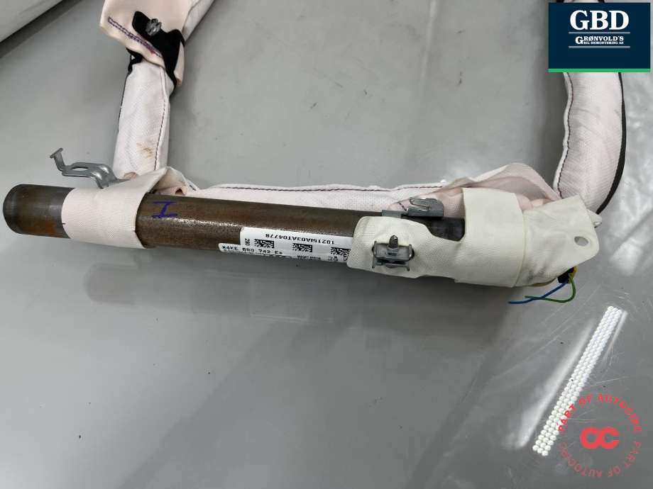 Airbag gardin høyre til Audi e-tron 2018-->>  (4KE 880 742 F|4KE 880 742 E|)