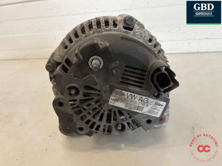 Dynamo diesel til Audi A6 2008-2011 (Type III, Fase 2) (C6) (C6) (03G 903 016 AX|)