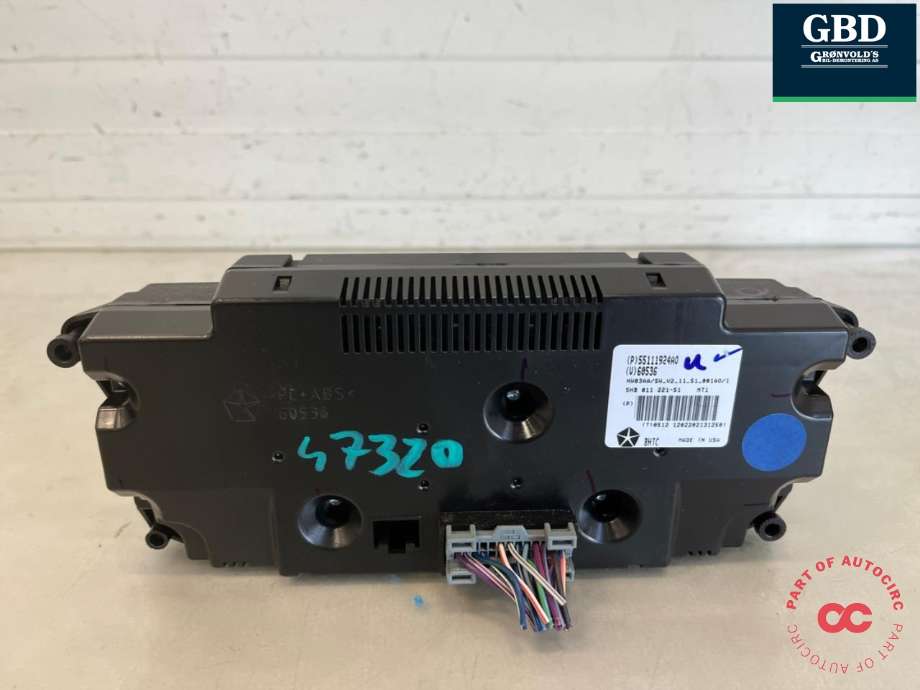 Varmeapparat betjening til Jeep Grand Cherokee 2012-2020  (|55111924A0)