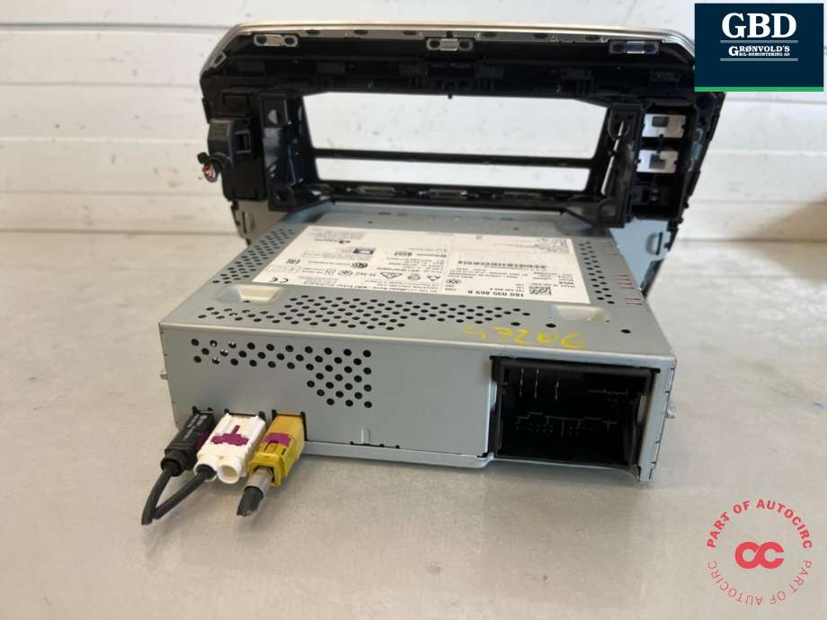 Bilstereo betjeningspanel til VW E-Up 2019-->> (|1S0 035 869 B)