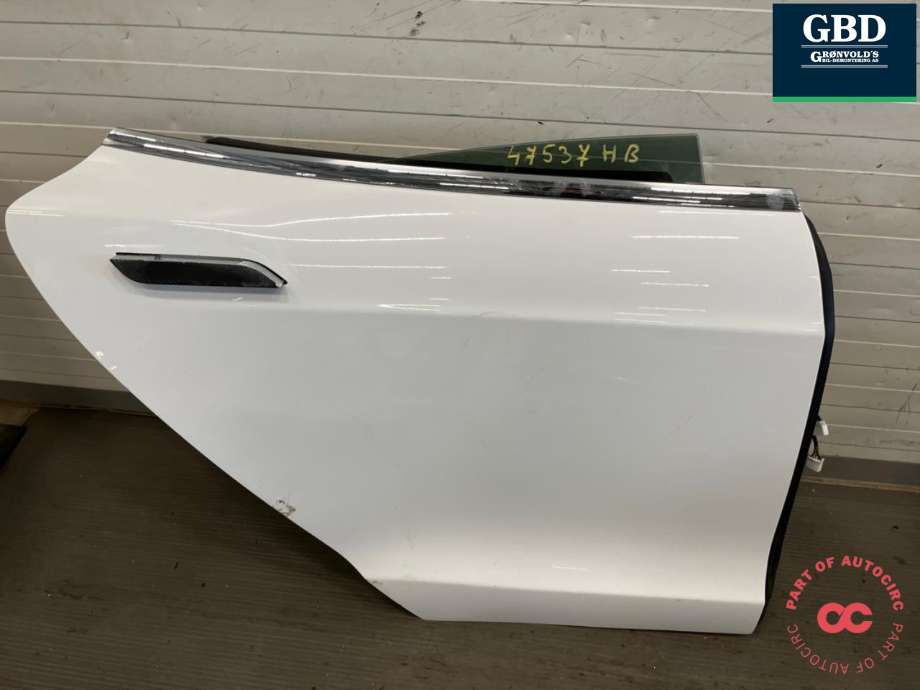 Dør høyre bak til Tesla Model S, 2013-2016 (Fase 1) (6006566-E0-F)