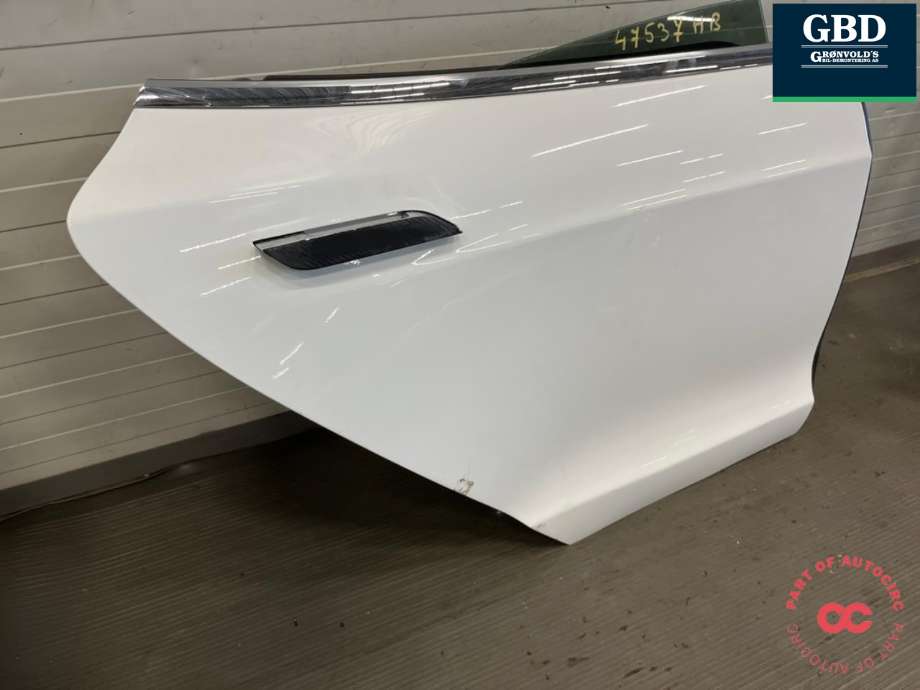 Dør høyre bak til Tesla Model S 2013-2016 (Fase 1) (6006566-E0-F|)