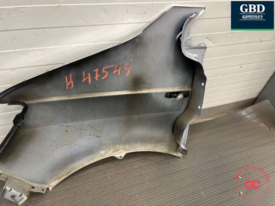 Skjerm høyre foran til VW Transporter / Caravelle 2015-2019 (T6) (T6) (7E0 821 102 B|7E0 821 102 A|)
