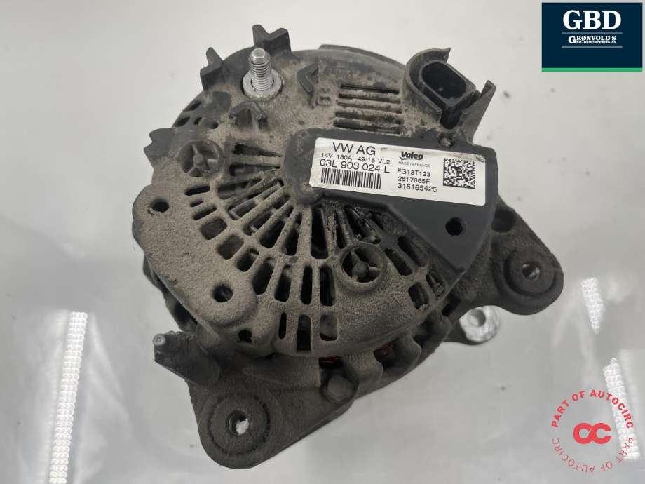 Dynamo diesel til VW Transporter / Caravelle 2015-2019 (T6) (T6) (03L 903 024 L|03L 903 024 LX|)