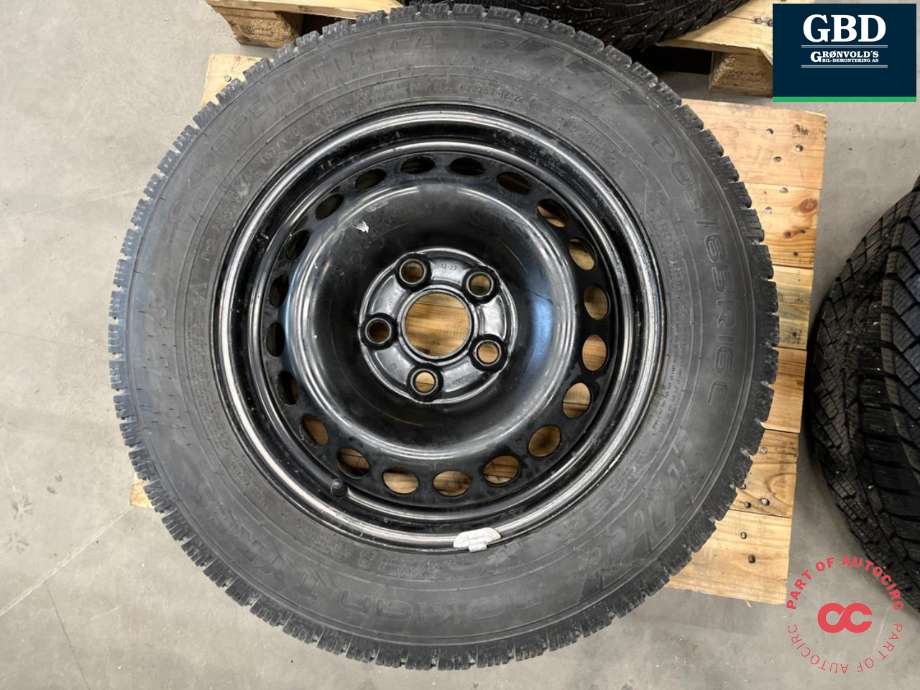 Hjulsett stål vinter til VW Transporter / Caravelle 2015-2019 (T6) (T6) (NOKIAN HAKKAPELIITTA|205-65R16|PROD 3422         7|75MM|ET51)