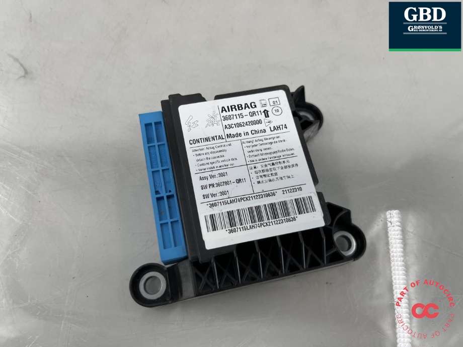 Styreenhet airbag hovedsensor til Hongqi E-HS9 2022-->> (3607115-QR11|)