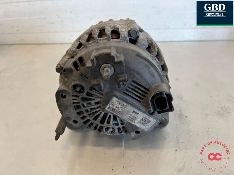 Dynamo til Audi A3 2012-2016 (Type III, Fase 1)  (VALEO|04E 903 023 K|04E 903 015 TX|04E 903 023 KX)