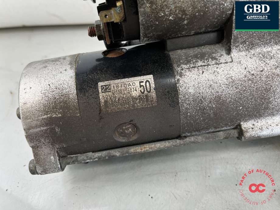 Starter diesel til Mitsubishi Pajero 2007-2016 (Type IV, Fase 1) (1810A050|)