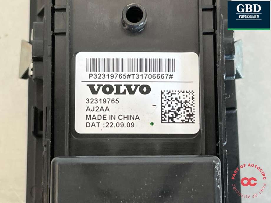 Bryter ruteheis førerdørspanel til Volvo XC40 2018-2024  (32319765|)