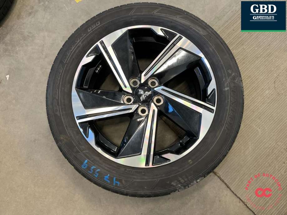 Hjulsett aluminium sommer til Mitsubishi Eclipse Cross 2018-->> (DUNLOP|225-55R18|PROD 1321 5|48MM|J18X7J ET38)